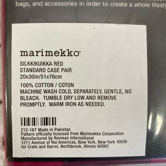 🎉HP🎉 Marimekko Silkikuikka Pillow Case Pair Set - Picture 6 of 6